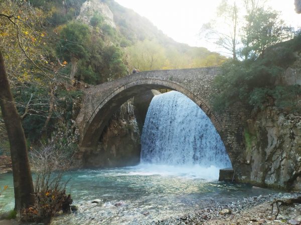 γεφύρι, καταρράκτης Παλαιοκαρυάς