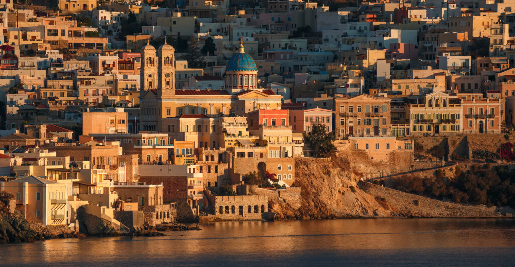 Hermoupolis,,Syros,,Greece,,Under,The,First,Morning,Light
