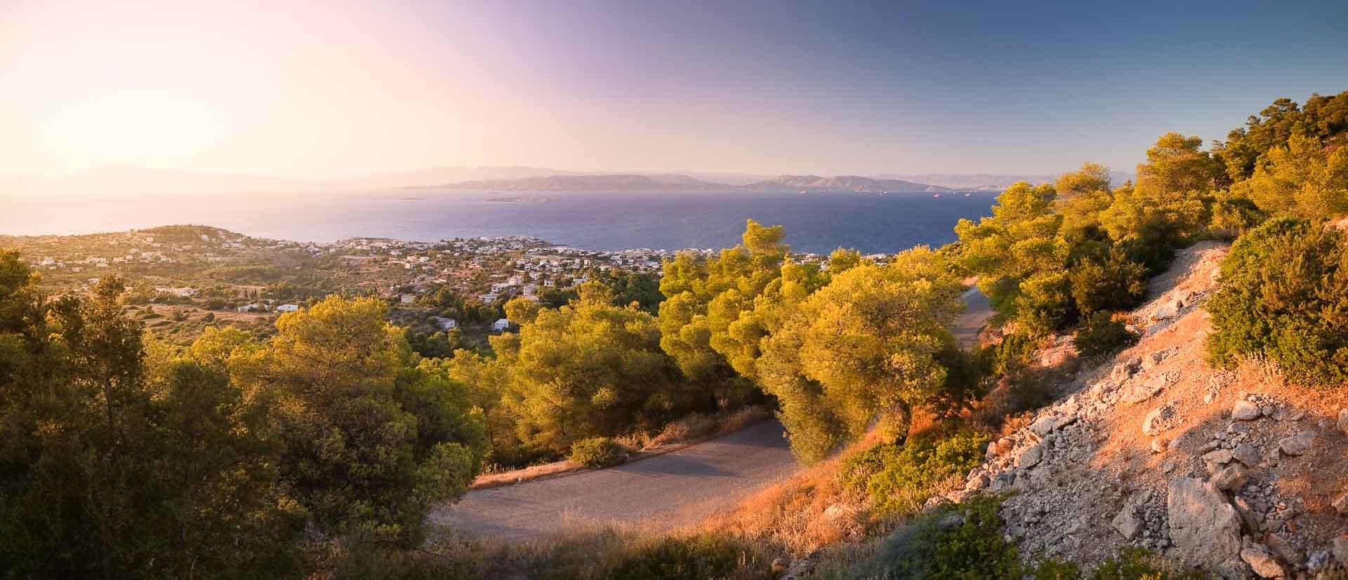 Sunset on Aegina