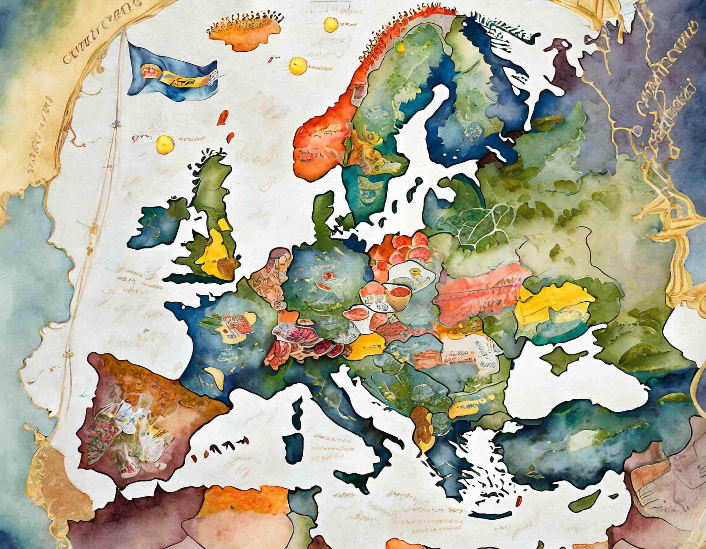 Foodies Map of Europe