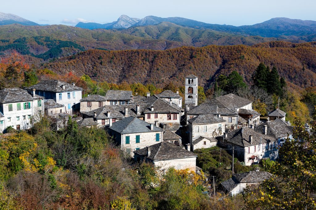 Traditional village in Greece