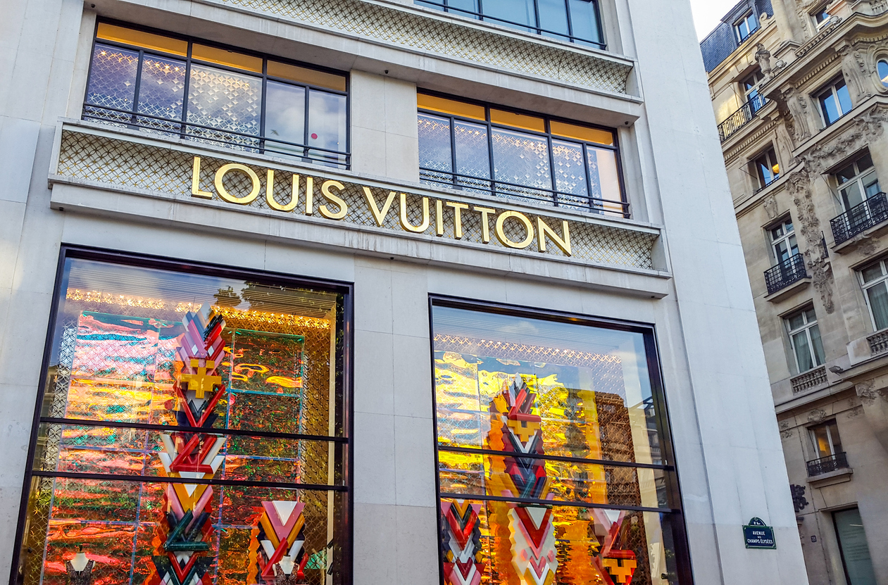 Louis Vuitton Store on Champs-Elysées in Paris