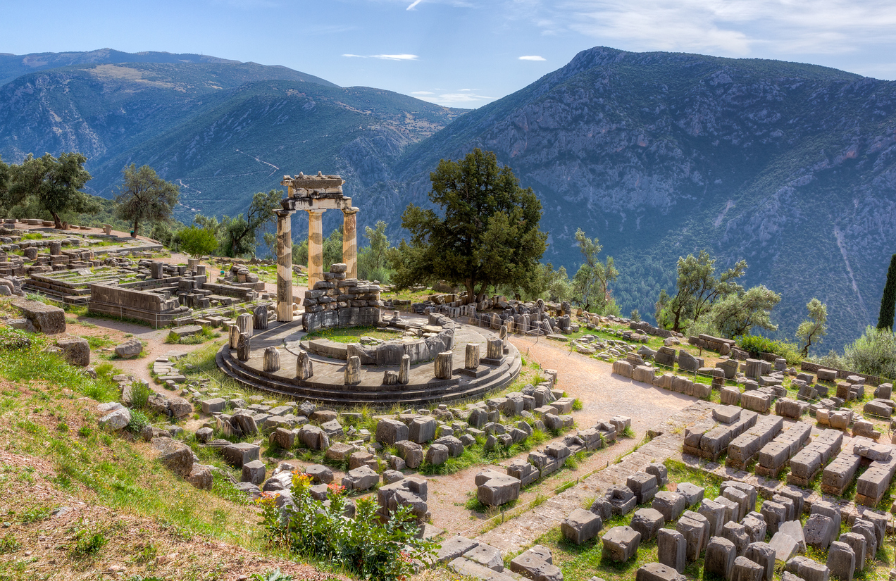 Sanctuary of Athena Pronaia, Delphi, Greece