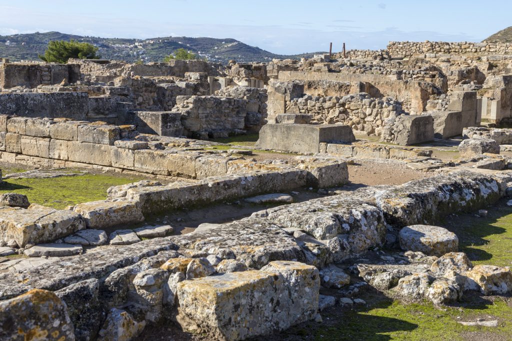 Απομεινάρια της μινωικής Φαιστού ©istock