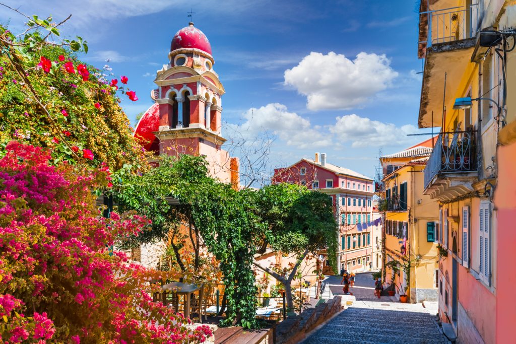 Παλιά Πόλη Κέρκυρας Πόρτο Τιμόνι, Αφιώνας ©istock