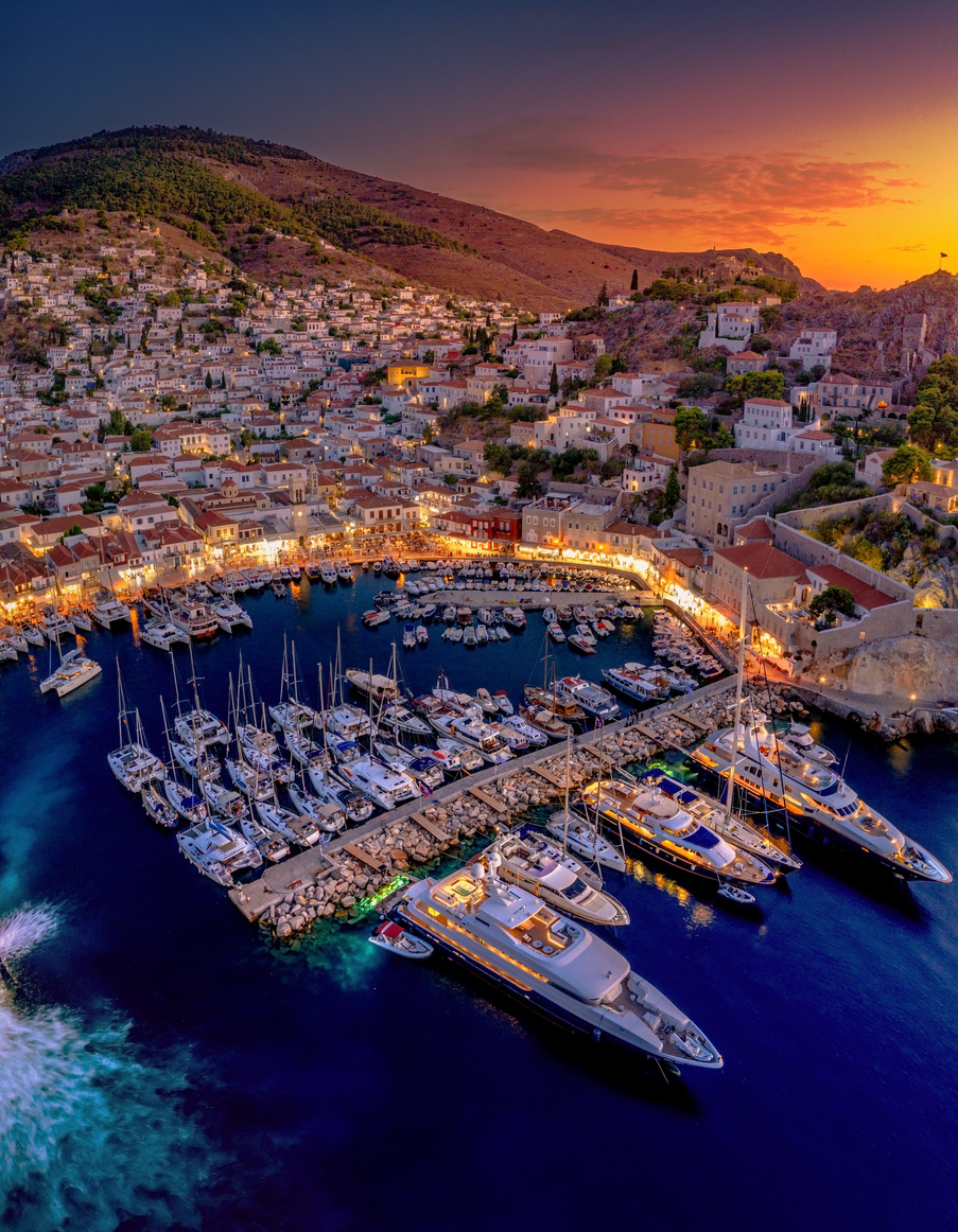 Άποψη της Ύδρας από ψηλά ©istock