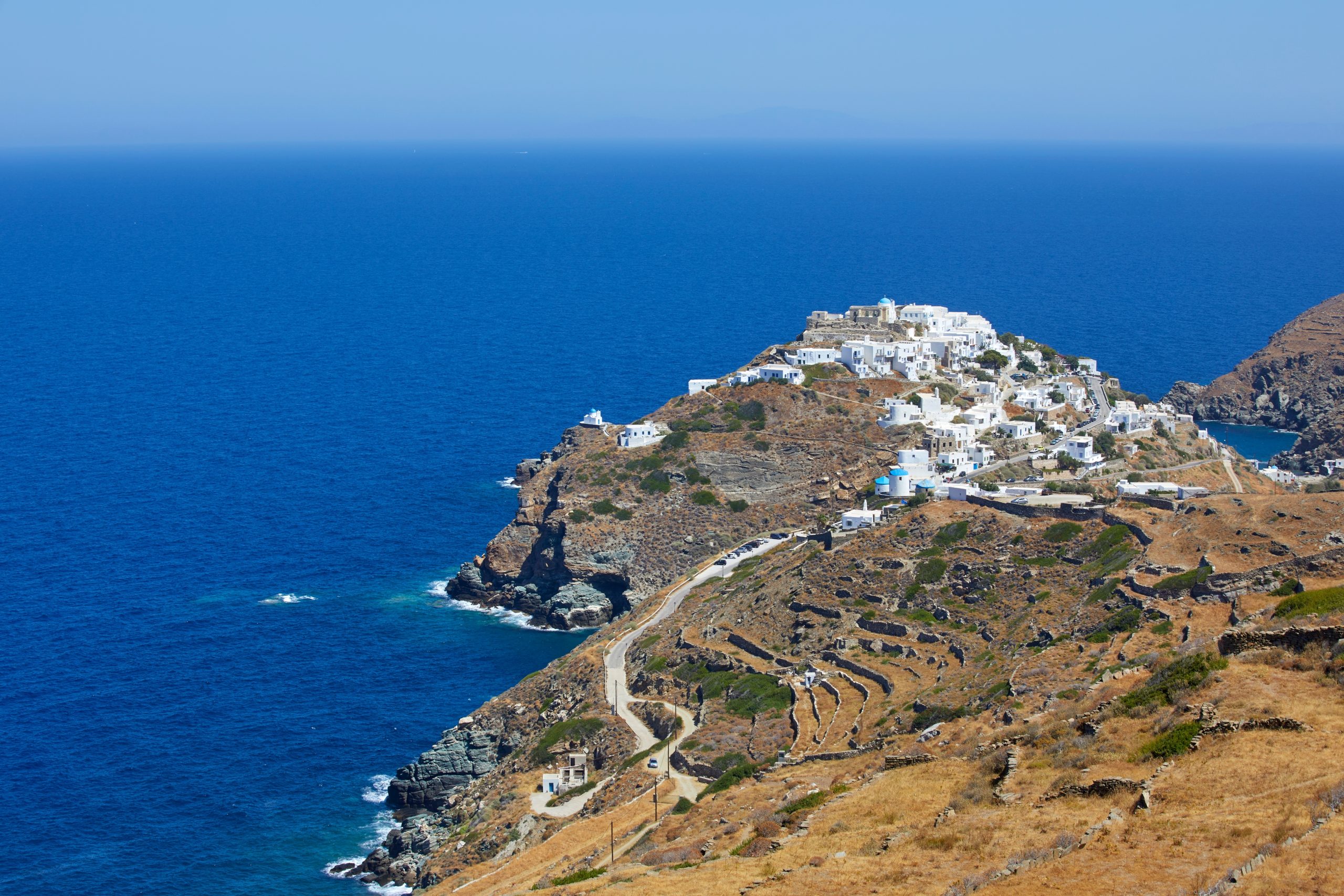 A,Village,In,Sifnos,Island,,Greece