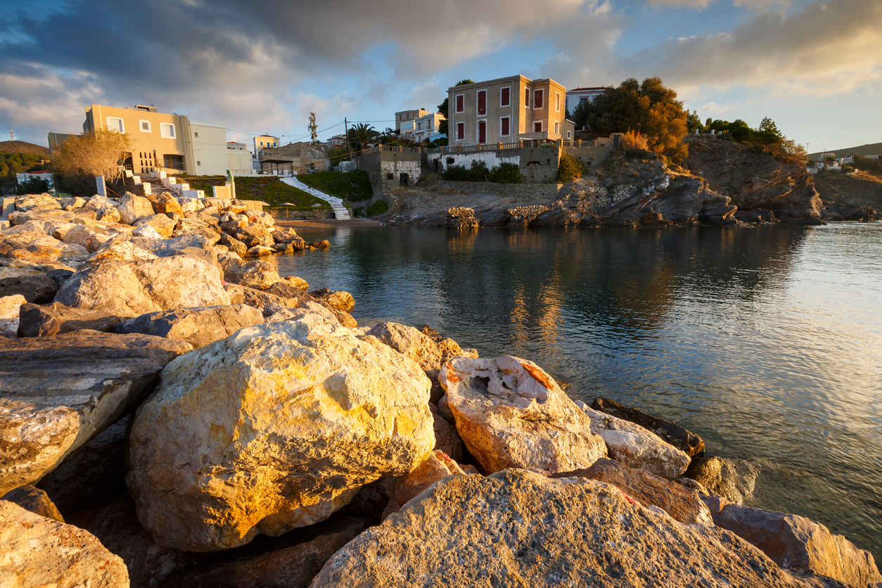 Άποψη του οικισμού της Μεγάλης Οινούσσας ©iStock